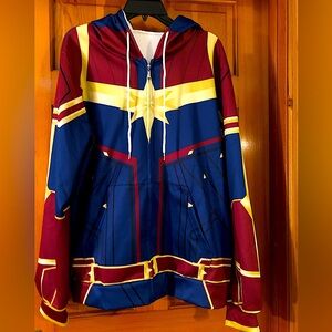 Captain Marvel Hooded Zip Hoodie